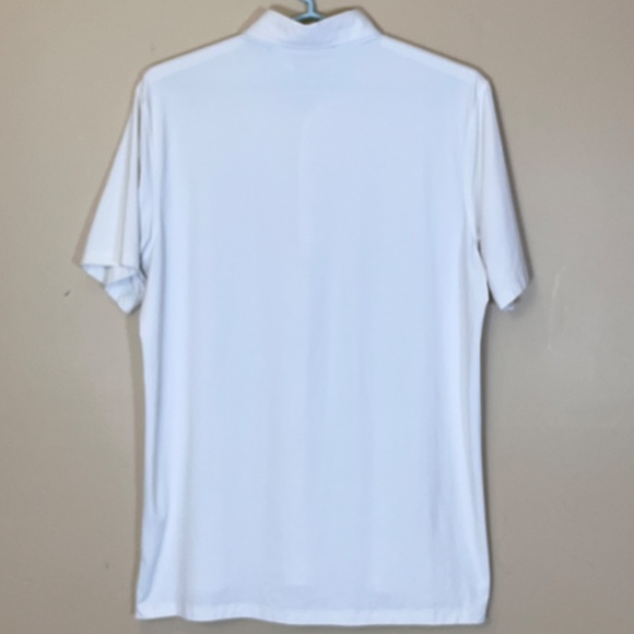 Greyson Golf Performance Short Sleeve Polo Shirt - Men's Size L - White - Picture 3 of 10